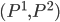 (P^1,P^2)