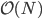 \mathcal{O}(N)